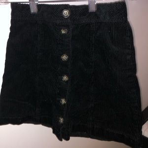 H&M Ribbed Mini Skirt